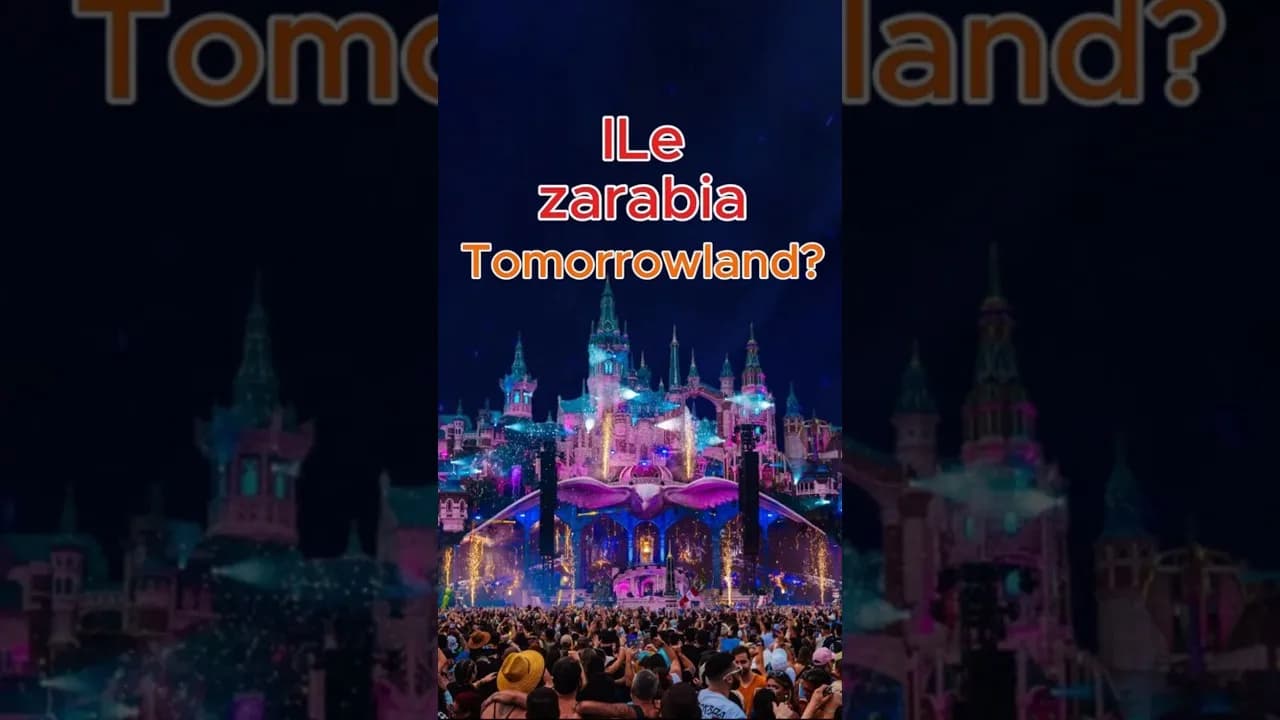 Ile zarabia DJ na Tomorrowland? Kwoty, które szokują!